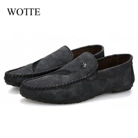 wotte summer men casual shoes fashion moccasins men loafers high quality leather shoes men flats gommino driving shoes39 48
