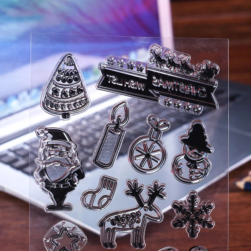 1 шт. очистить резиновый штамп персонажа принцессы прозрачный для скрапбукинга