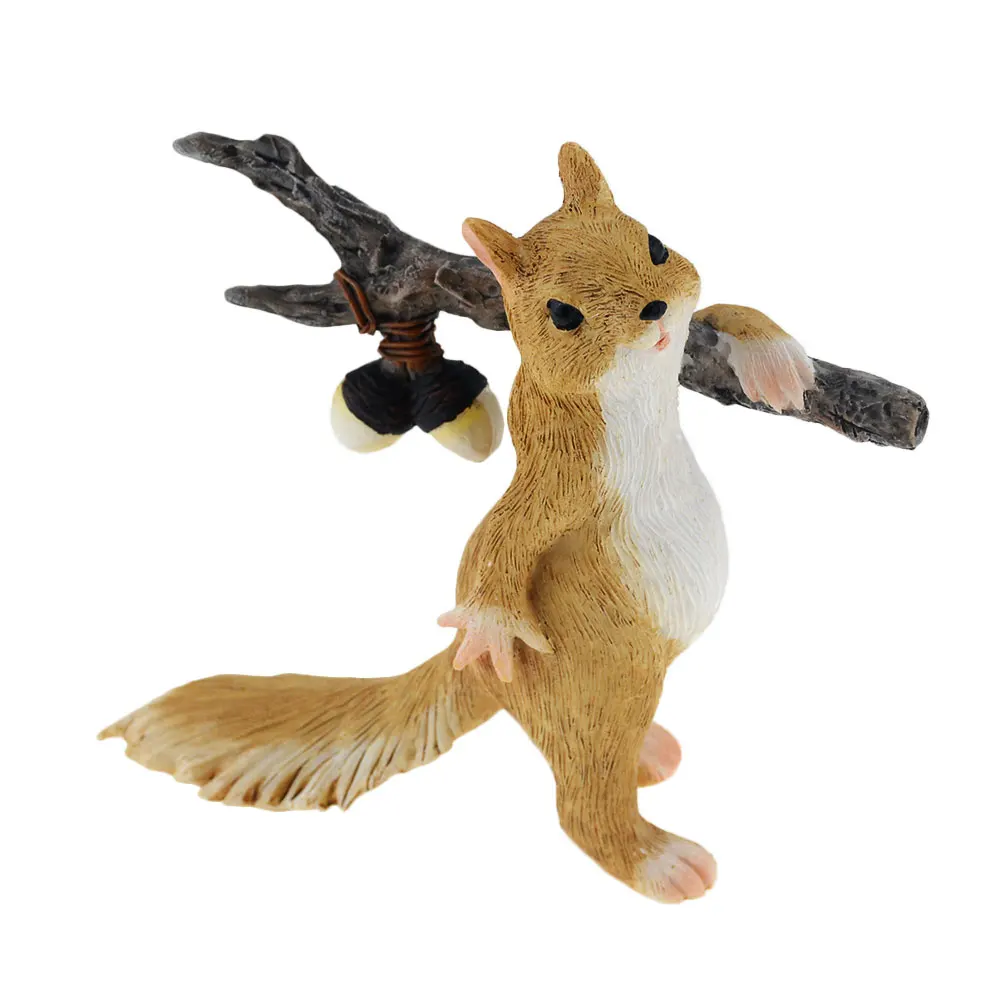 

Squirrel Animal figurine Miniatures Fairy Garden Ornaments home decoration friends bonsai decoration