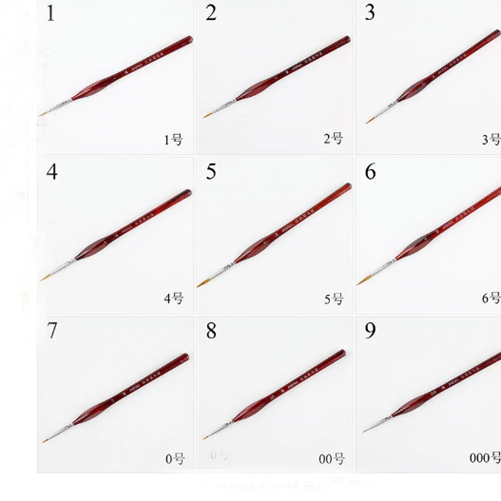 Кисти для рисования 1 шт. миниатюрные кисти мелких деталей акриловые масляные