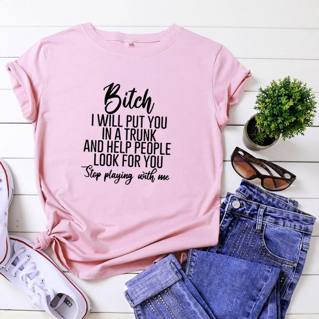 Женская футболка с коротким рукавом и круглым вырезом свободного покроя | одежда