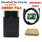 Диагностический инструмент V17.04.27 MICROPOD 2 для ChryslerD-odgeJ-eep, многоязычный, с DBRIII