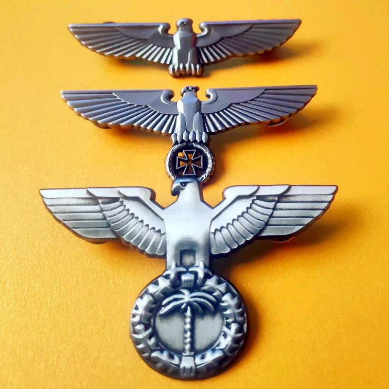 

Retro Vintage WWII German Army Eagle Medal Brooch Pins Metal Badges Lapel Pin Brooches Jackets Jeans Fashion Jewelry Accessories