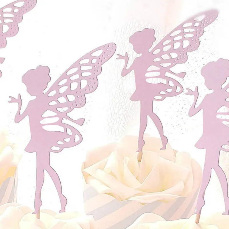 5 шт./компл. Elf балетка девочка с днем рождения кекс Топпер Принцесса Тема торт