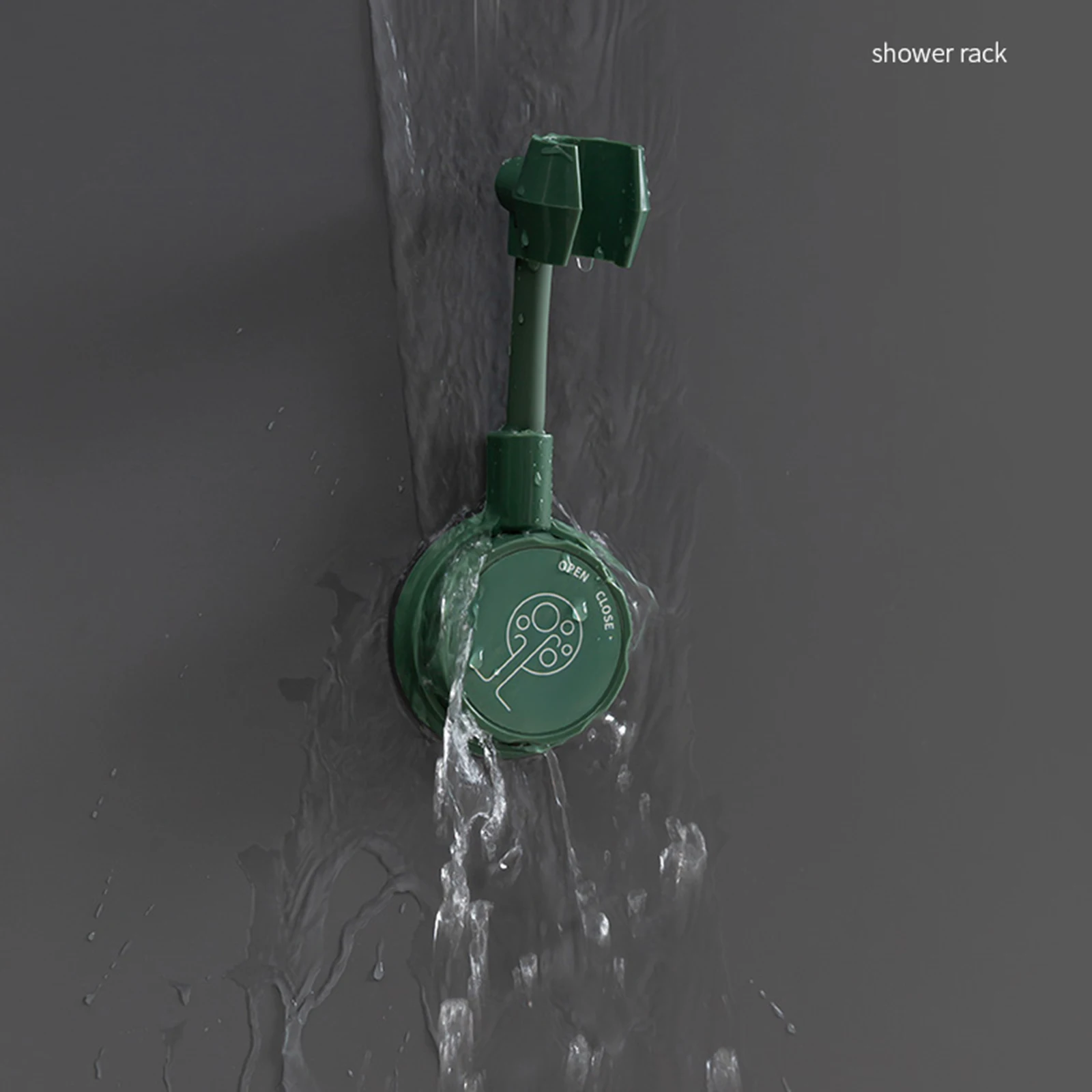 

Universal Adjustable Hand Shower Bracket Suction Cup Bracket Full Plating Shower Head Bracket Bathroom Garden Supplies