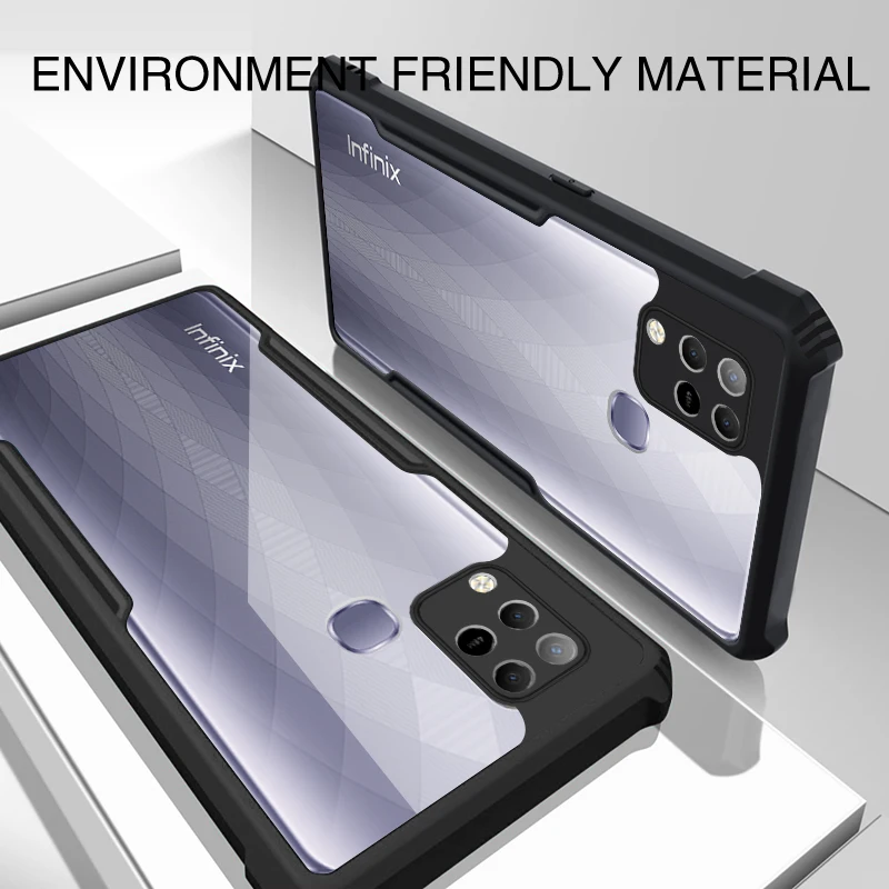 rzants for infinix hot 10s infinix hot 10t play hot 10 lite soft casing camera protection small hole case phone clear hard cover free global shipping
