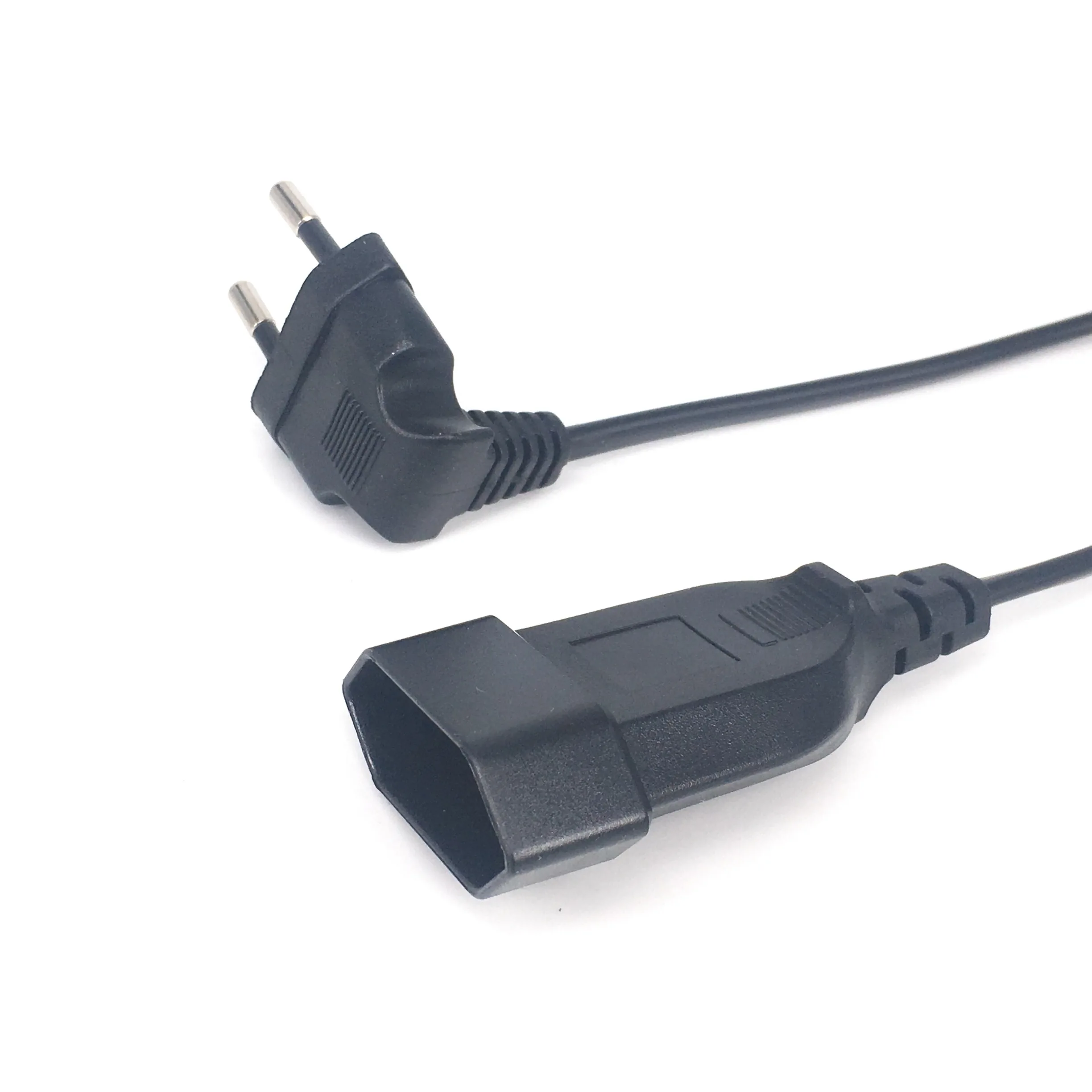 Удлинитель питания европейского стандарта 90 градусов штекер гнездо для ПК