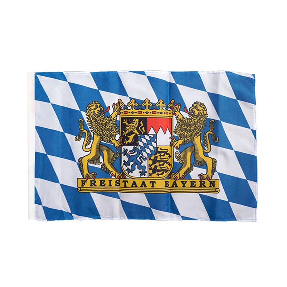 Высокое качество 3x5ft Freistaat Bayern флаг для украшения спорта 100D полиэфирное Украшение