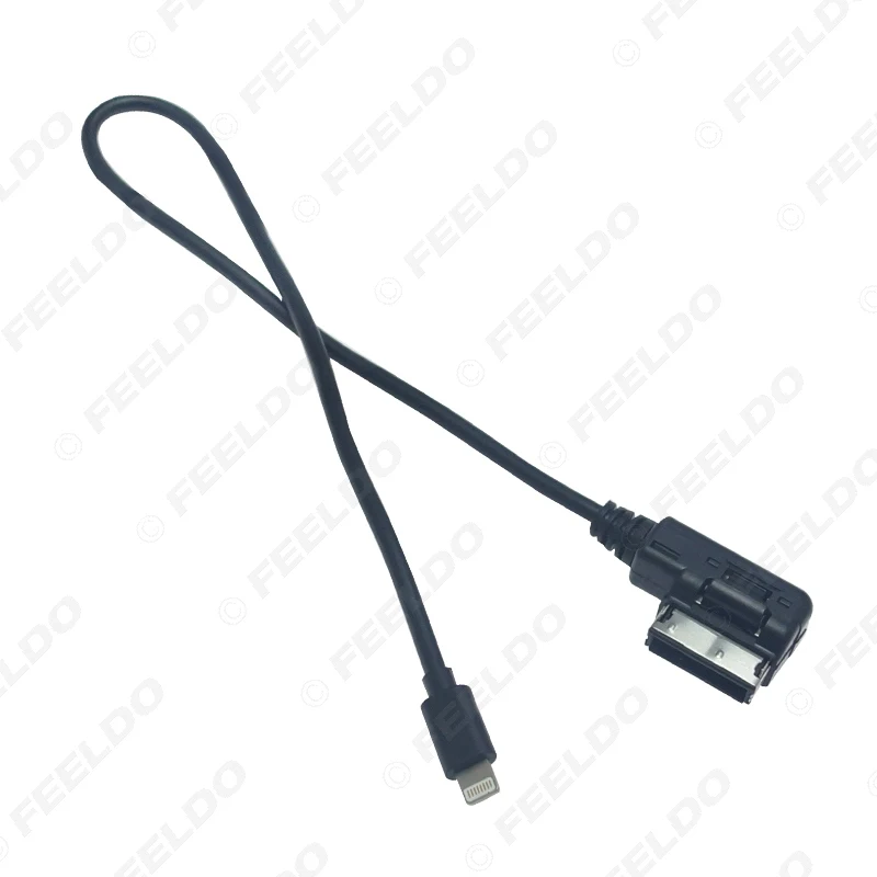 FEELDO 1 шт. AMI/MDI интерфейс к Lightning Jack зарядное устройство только Кабель-адаптер для Audi/Volkswagen# MX6218