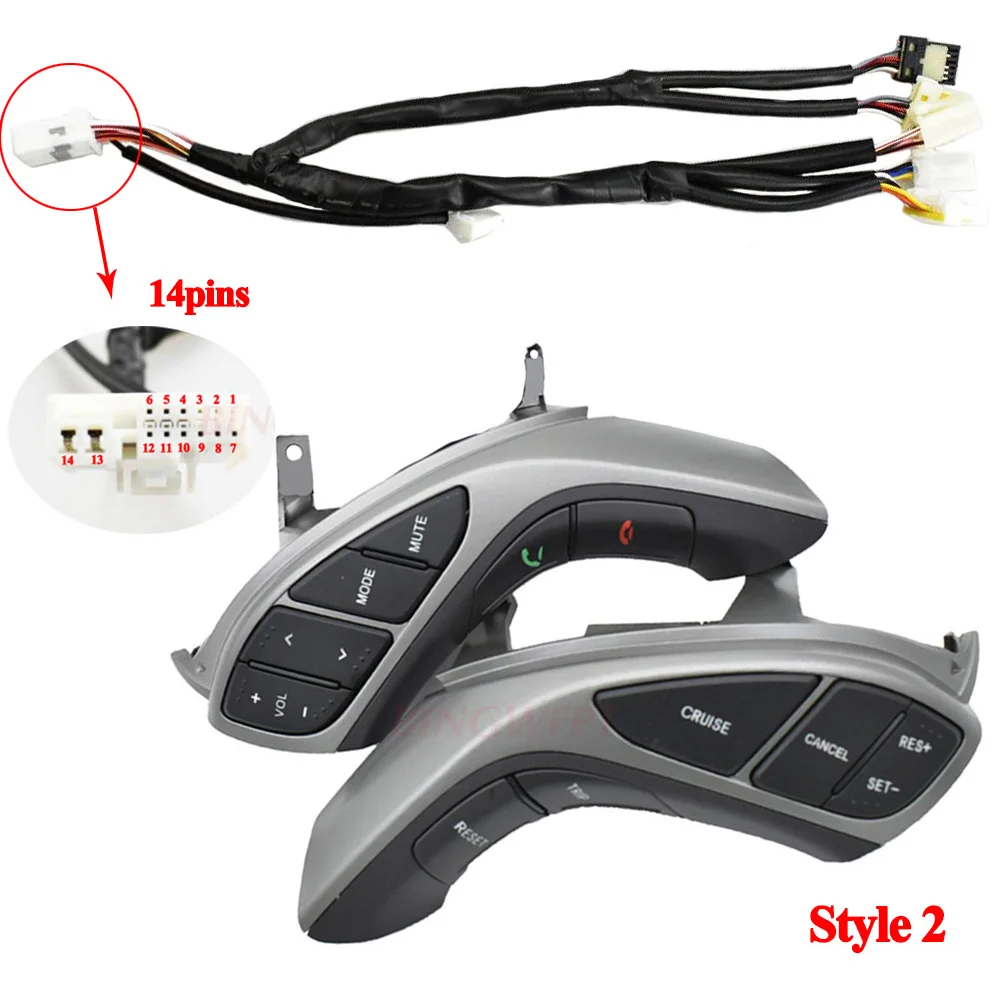 Многофункциональный руль с Bluetooth аудио и круиз-контроль для Hyundai i30/Elantra 2012-2015