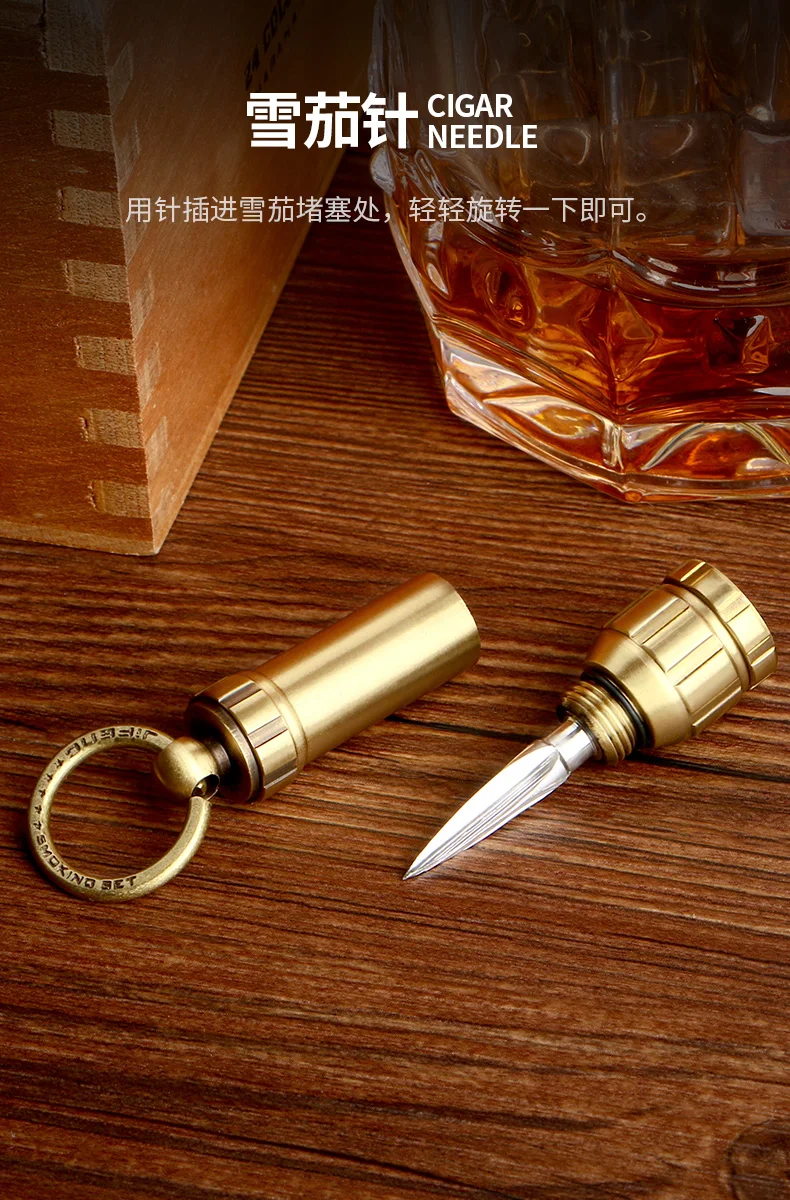 CIGARLOONG портсигар удар сигары ножницы размер 2 Функция портативный сверло для сигары отверстие с роскошной подарочной коробкой сигары удар CL-K17