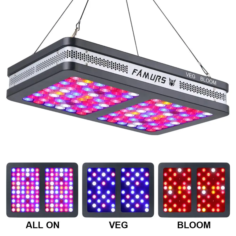Светильник фитолампа полного спектра для выращивания растений 2000