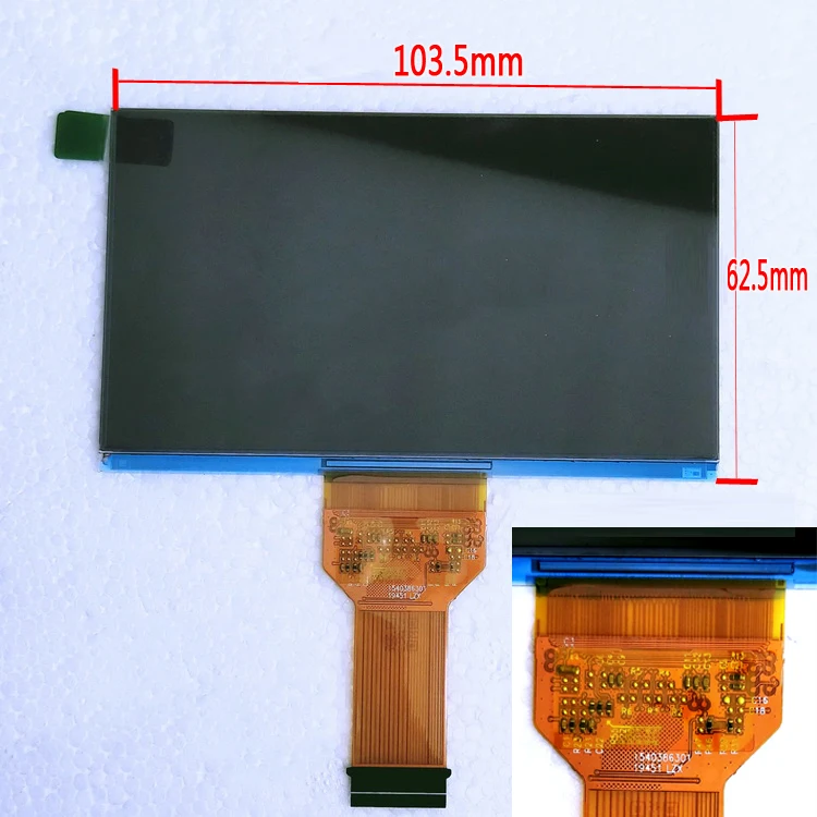 Polegada Lcd para Crenova c9 Projetor Tela para Cabo 1540386301 Tela Lcd Faça Você Mesmo Projetor Acesso 4.3 Painéis e LCDs p/ tablet