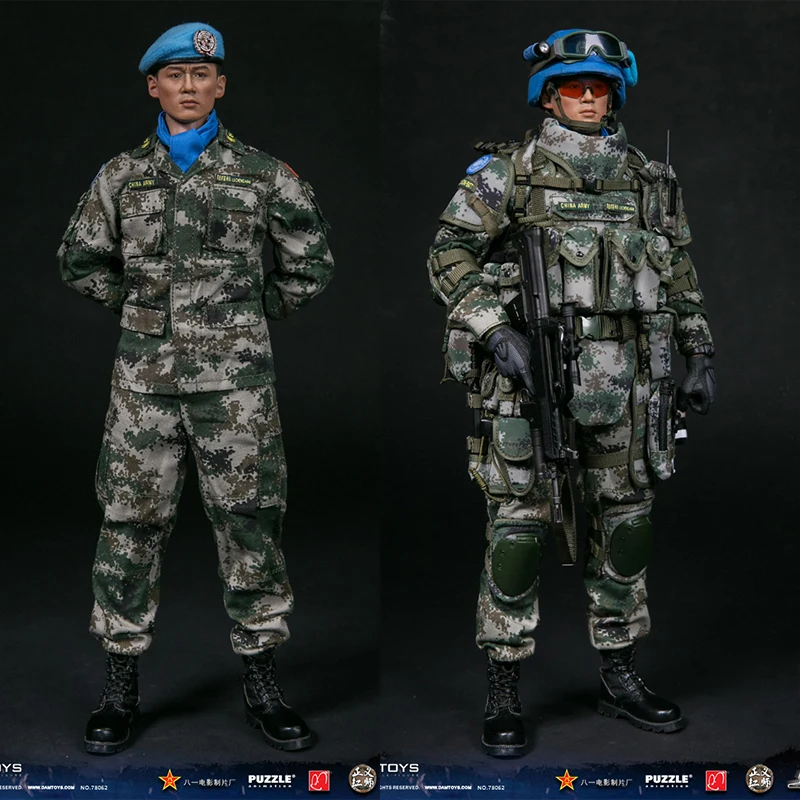 

DAMTOYS 78062 Chinese peacekeeping force China's UN peacekeeping operations 12-inch movable man dolls in stock