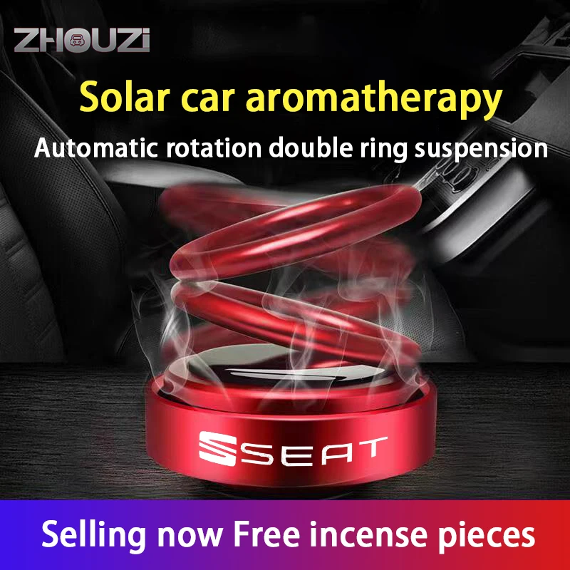 Автомобильный освежитель воздуха на солнечной батарее для Seat FR Leon MK3 MK2 5F Ibiza Altea 6j