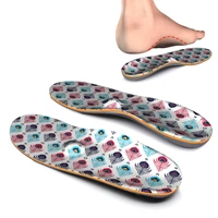colorful original high arch support insoles unisex orthotic inserts flat feet foot shock absorbant for arch pain sport shoes