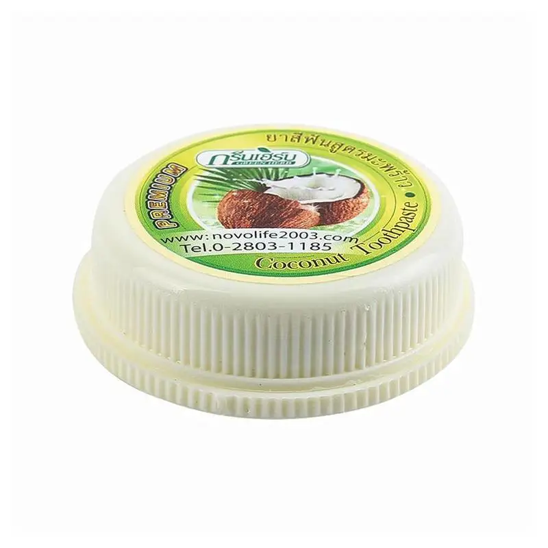

Thai Tooth Powder Coconut Flavor Toothpaste Whitening Cleansing Remove Toothstone Smoked Stains Antibacterial Tooth Paste