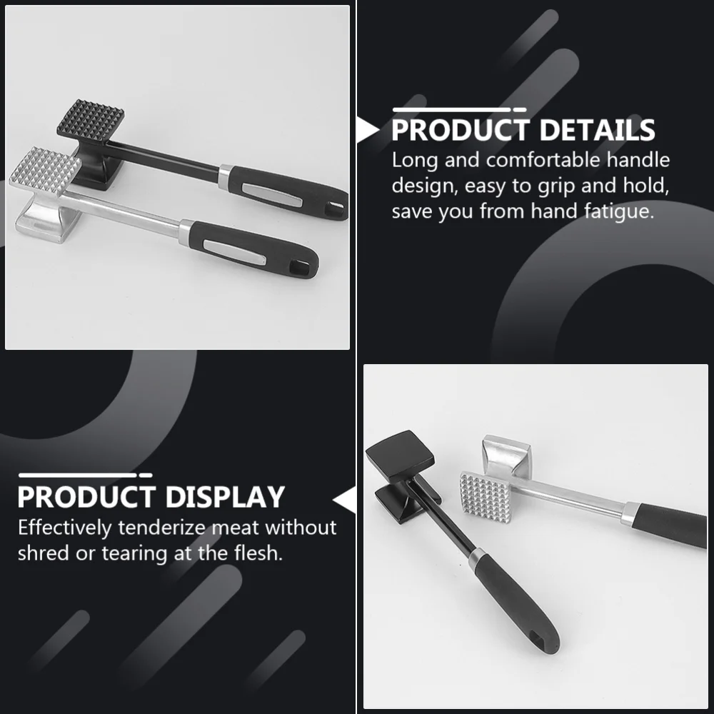 

Meat Tenderizer Beef Hammer Double-Side Pounder For Pounding Steak Chicken Lamb