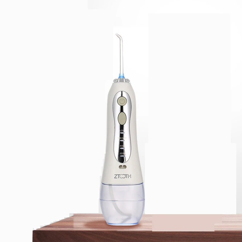 

ZTOOTH Portable Oral Irrigator Rechargeable Rotatable Nozzle Water Flosser Dental Water Jet 300ml Waterproof Teeth Cleaner