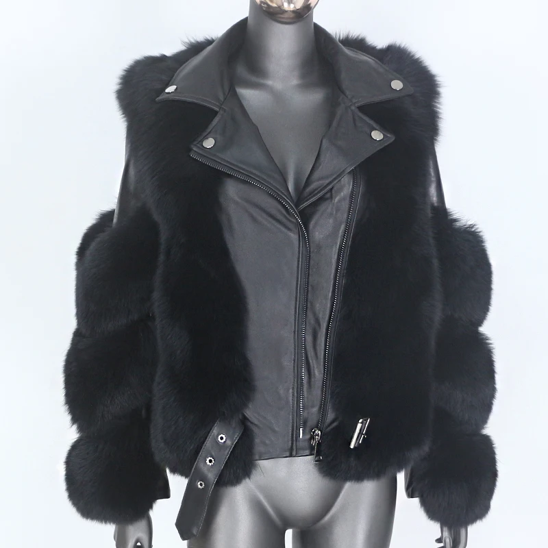 

Женский меховой жилет, Съемная куртка из натурального Лисьего меха, верхняя одежда, локомотив, зима 2021