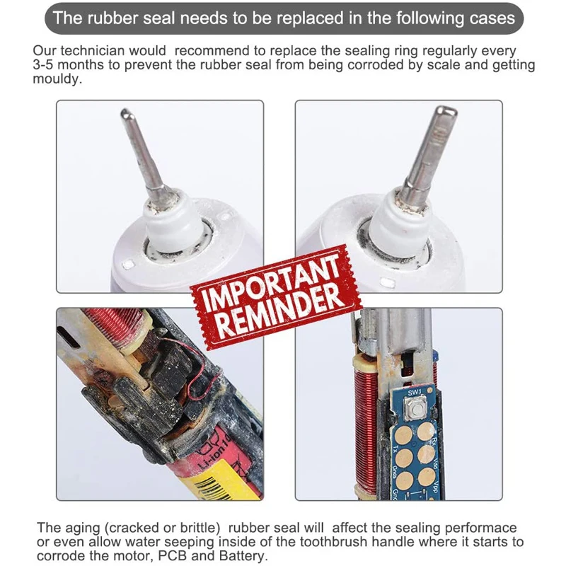 Запасные части для электрической зубной щетки Philips 100%|Наборы аксессуаров ванной|