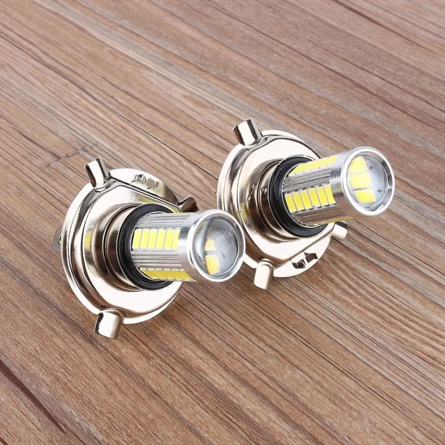 Светодиодная лампа для авто 2x H7 5630 33SMD 12 В белый светильник светодиодный головной