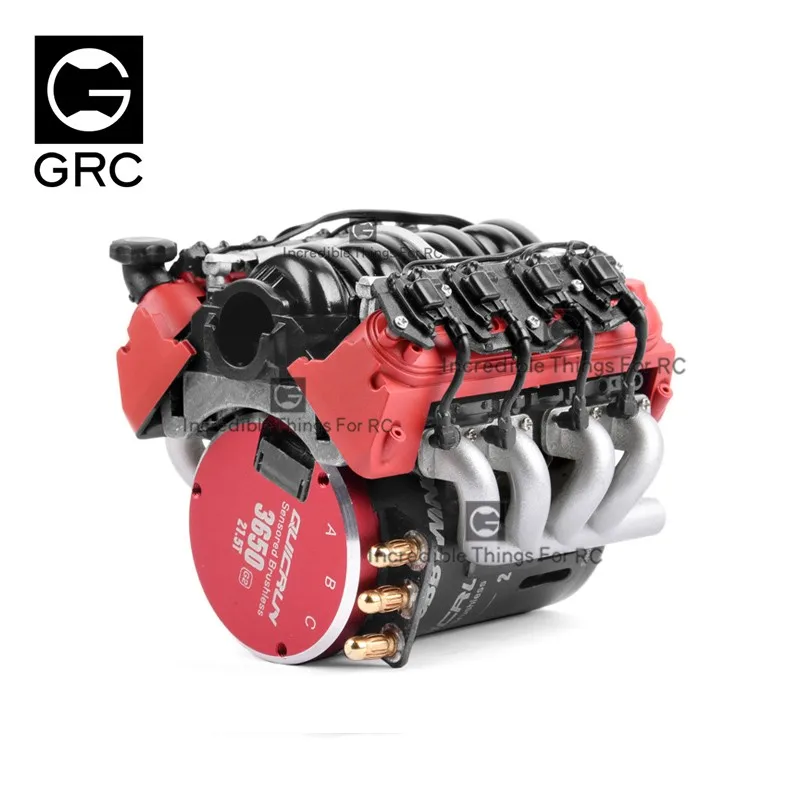 GRC RC автомобиль LS7 V8 имитирует двигатель двигателя Охлаждающие вентиляторы