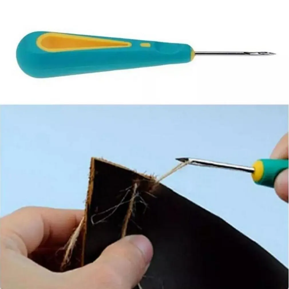 Крючок для вязания крючком холст кожа швейная обувь набор инструментов ремонта