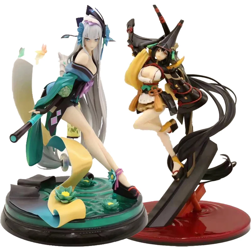 

Фигурки героев аниме GZTZMY, ПВХ фигура аниме Onmyoji Aoandon Zen, игрушки, 22 см, игры, статуэтка, коллекционная кукла, подарок