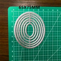 oval cutting templates new 2021 clear stamps and dies scrapbooking new arrival metal die cutters for scrapbooking stamping