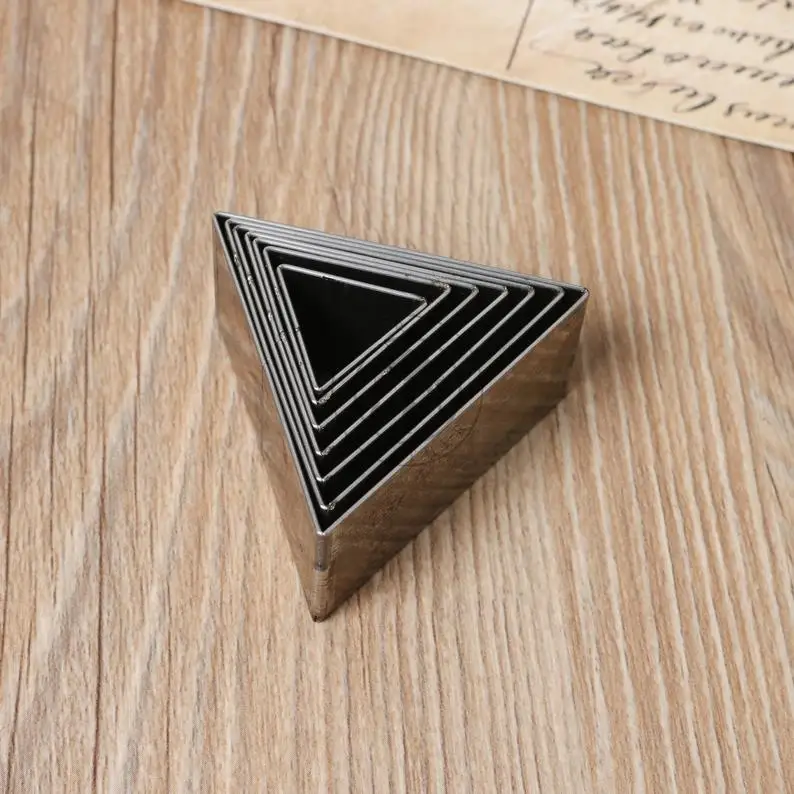 Треугольные геометрические серьги ZONESUN Штамповочный Инструмент Для Резки Кожи и