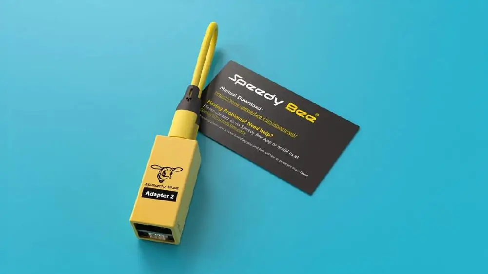 

DishyKooker Speedy Bee Adapter 2 Micro USB Adapter 1-6S Support XT60 & PH2.0 Battery Connectors for RC Flight Controller