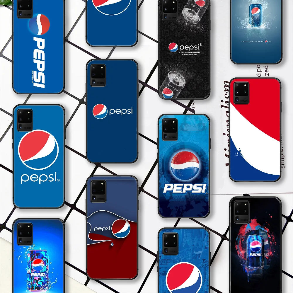 

Fashion Pepsis Coke Phone Case For Samsung Galaxy Note S 8 9 10 20 Plus E Lite Uitra black Shell Pretty Back Luxury Hoesjes