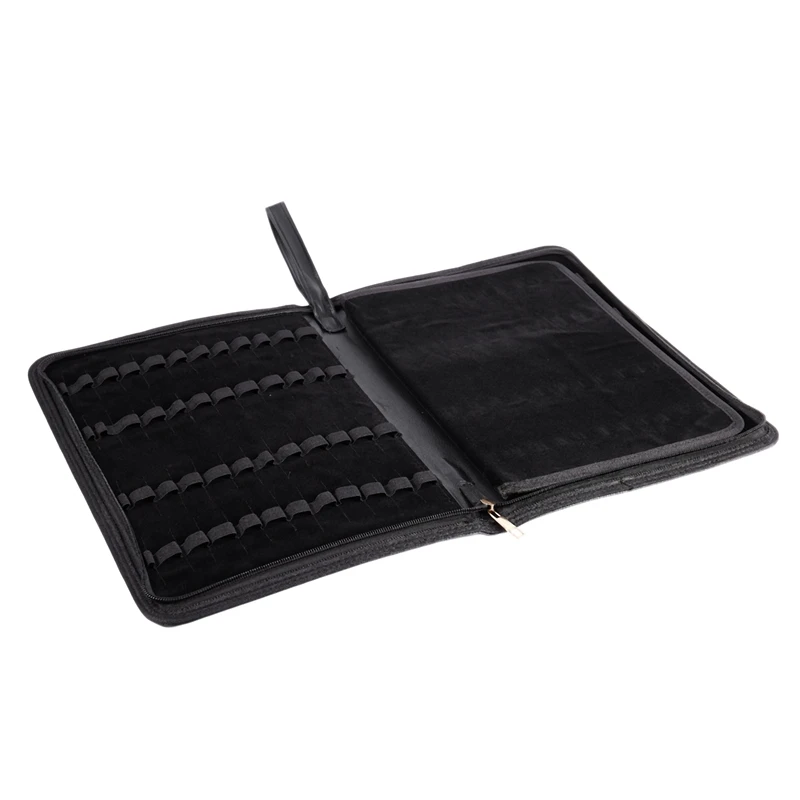 

Fountain Pen PU Leather Case Storage Holder For 48 Pens