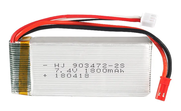 

903472-2s JST plug 7.4v 1800mAh lithium battery For Rc Truck/ Rc Car/Rc Boat /RC tank AA Batteries Rechargeable Battery