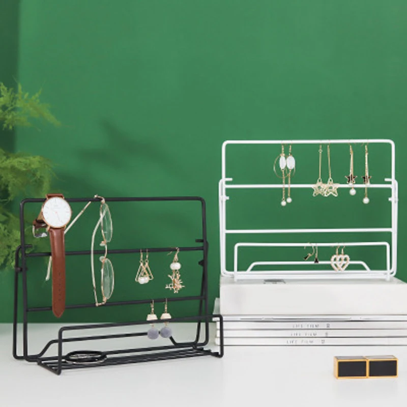

Jewellery Organizer Display Stand , Earrings Ear Studs Display Metal