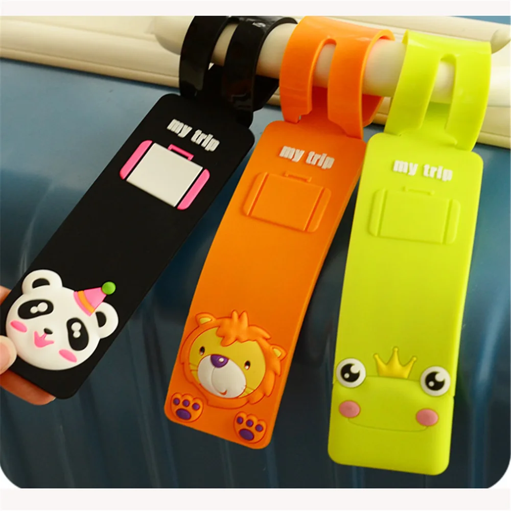 Дорожные аксессуары багажная бирка для чемодана мультяшная кошка утка