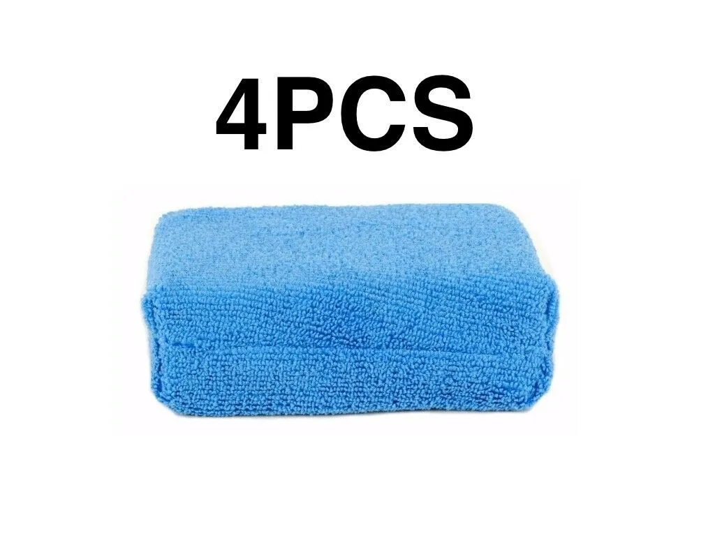 

Sponge Microfiber Sponge 12cm*8cm*3.5cm Applicator Blue Microfiber Pads