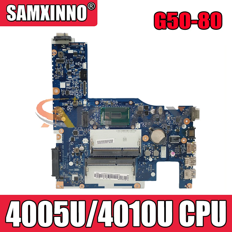 

Akemy ACLU3/ACLU4 UMA NM-A362 материнская плата для ноутбука Lenovo G50-80 Материнская плата ноутбука процессор 4005U/4010U DDR3 100% тесты работы