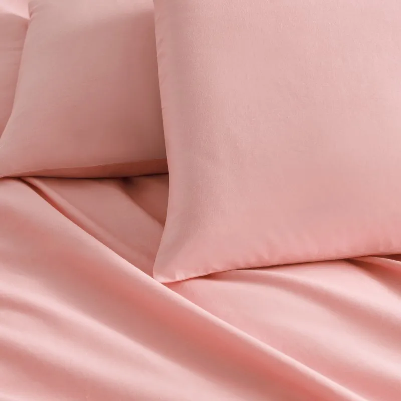 Комплект постельного белья из льна и хлопка однотонная простыня в стиле бохо