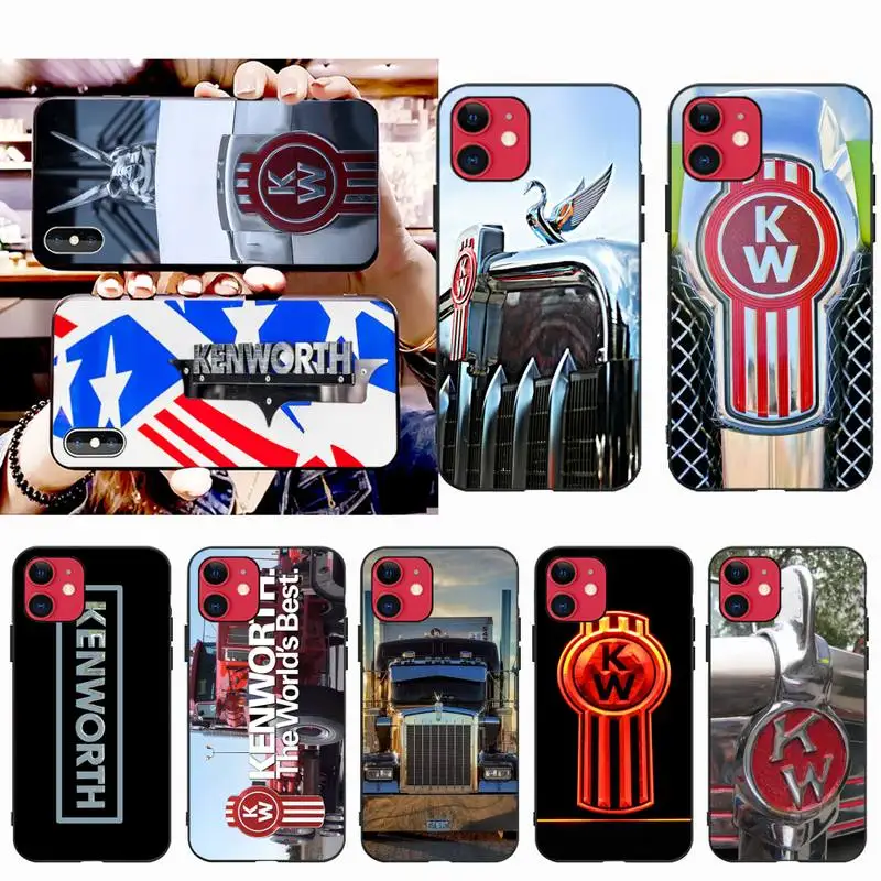 Чехол для телефона HUAGETOP из мягкого резинового материала для грузовика Kenworth для iPhone 11 Pro XS MAX 8 7 6 6S Plus X 5S SE 2020 XR.