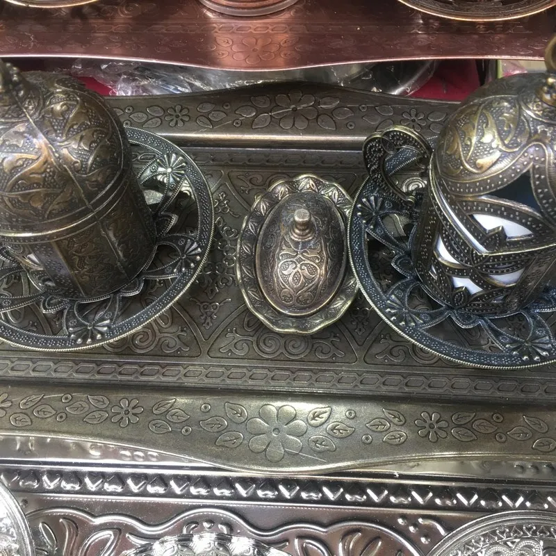 Люкс османский металлический поднос | Дом и сад