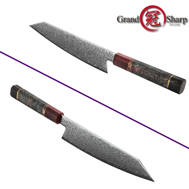 Аналогичный японский нож шеф-повара VG10 из дамасской стали японские ножи Kiritsuke