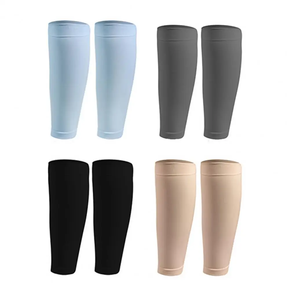 

2Pcs Elastic Leg Sleeves Breathable Compression Calf Guard Protector Strip Durable Breathable for Outdoor Sports