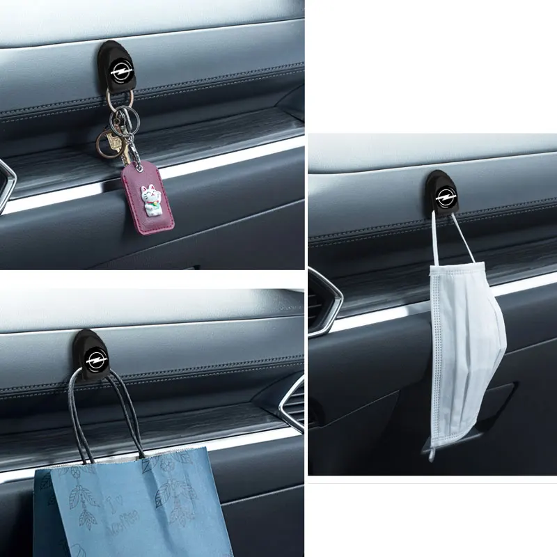 2шт. Автомобильные самоклеящиеся мини-крючки для хранения эмблемы наклейки аксессуары для Mitsubishi Asx Outlander xl 3 lancer Pajero 4 l200 EVO on.