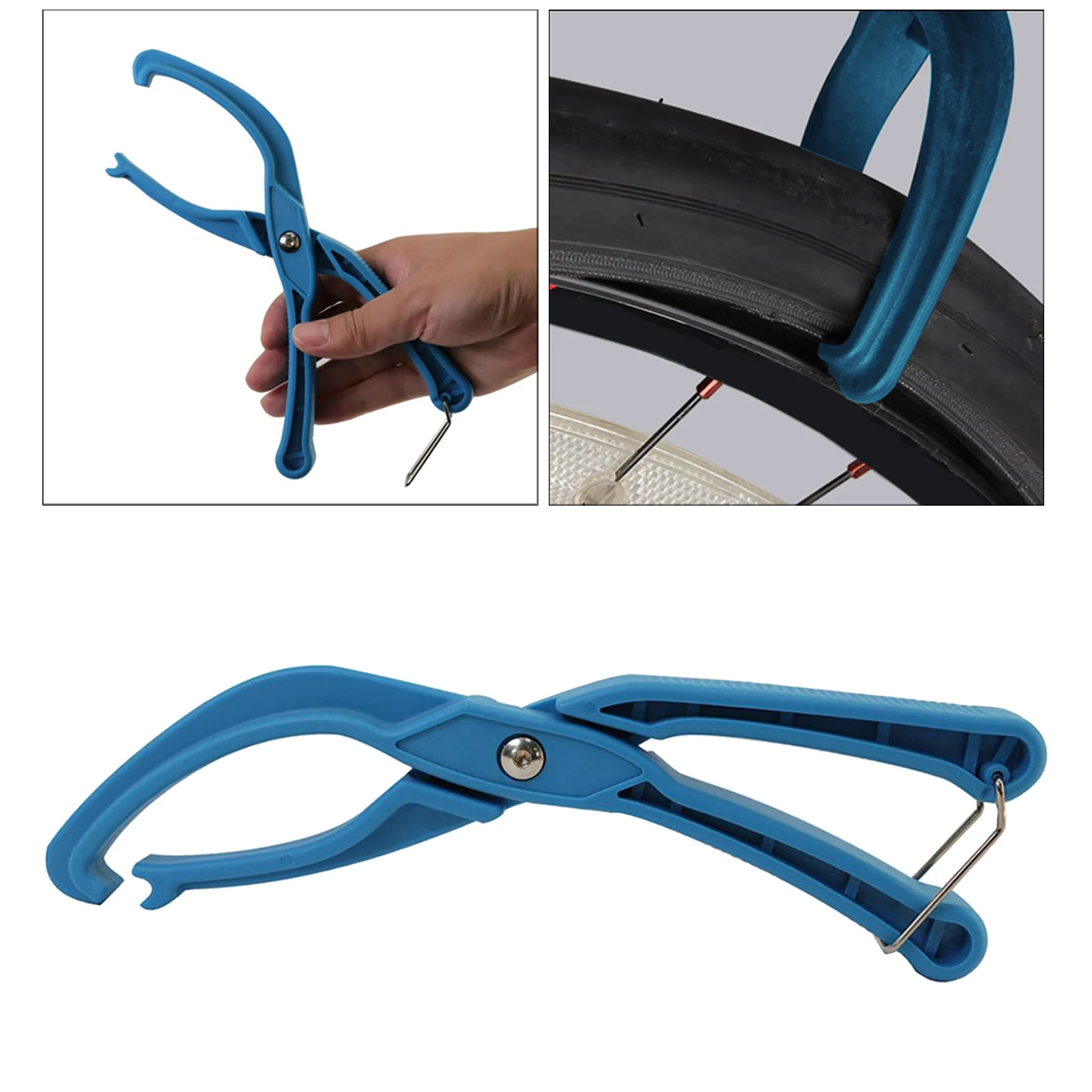 

ABS Bike Hand Tire Lever Bead Tool for Hard to Install Bicycle Tires Removal Clamp for Difficult Bike Tire Cycling Tools