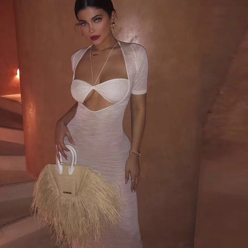 Женское шифоновое тонкое платье на бретельках Повседневные Вечерние платья