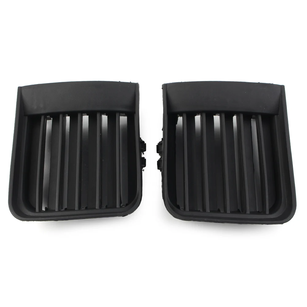 Черный ABS передний бампер автомобиля противотуманная фара решетка накладка