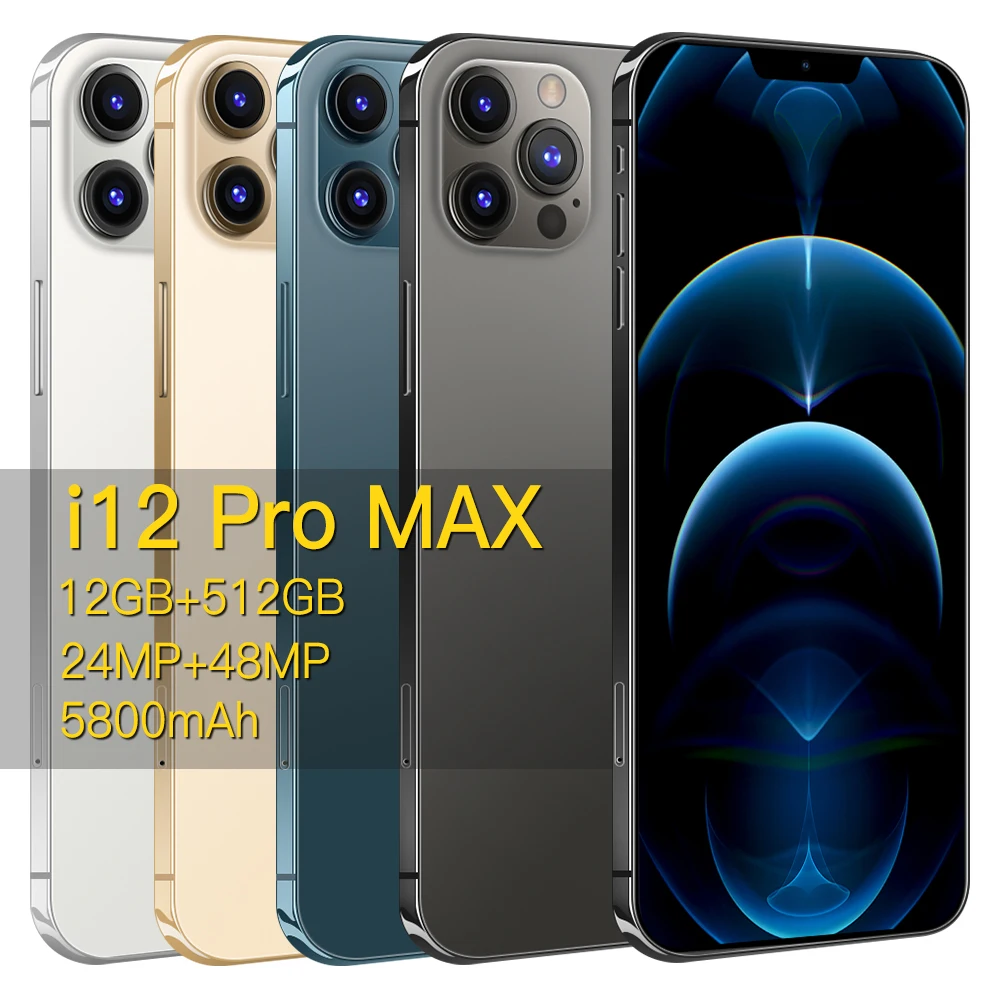 

Телефон с разблокированным пальцем, 6,7 дюйма, 5800 мач, Android 10, 12 Гб, 512 ГБ