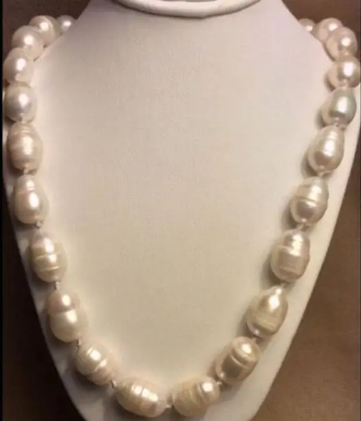 Ювелирные изделия Жемчужное ожерелье элегантное 13-14 мм Южное море натуральное